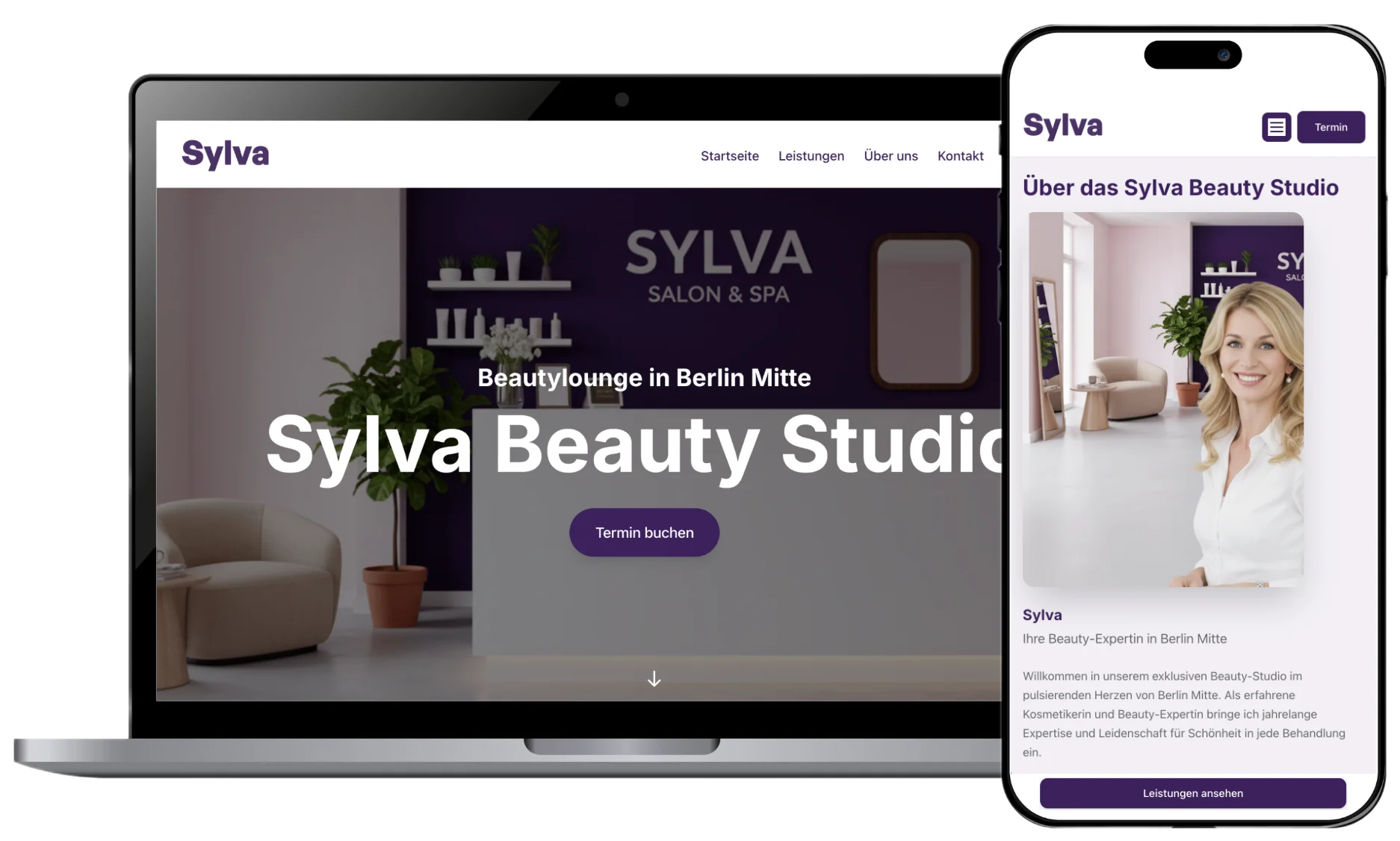 Sylva Website Mockup